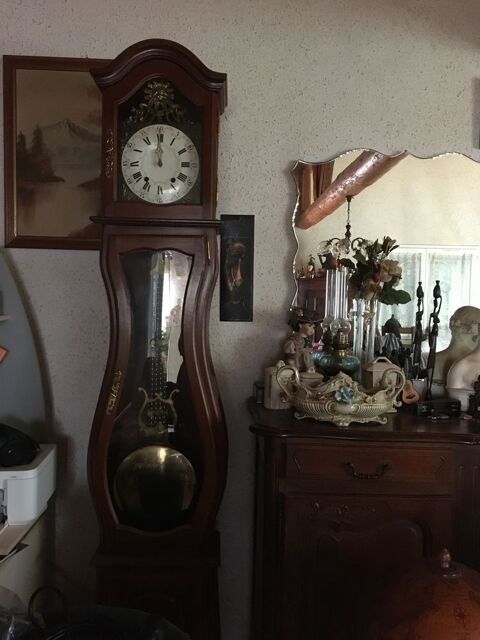 Très belle horloge comtoise chêne foncé 350 Saint-Julien-les-Rosiers (30)