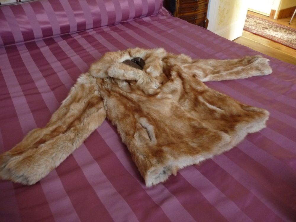 Veste longue vraie fourrure Vêtements