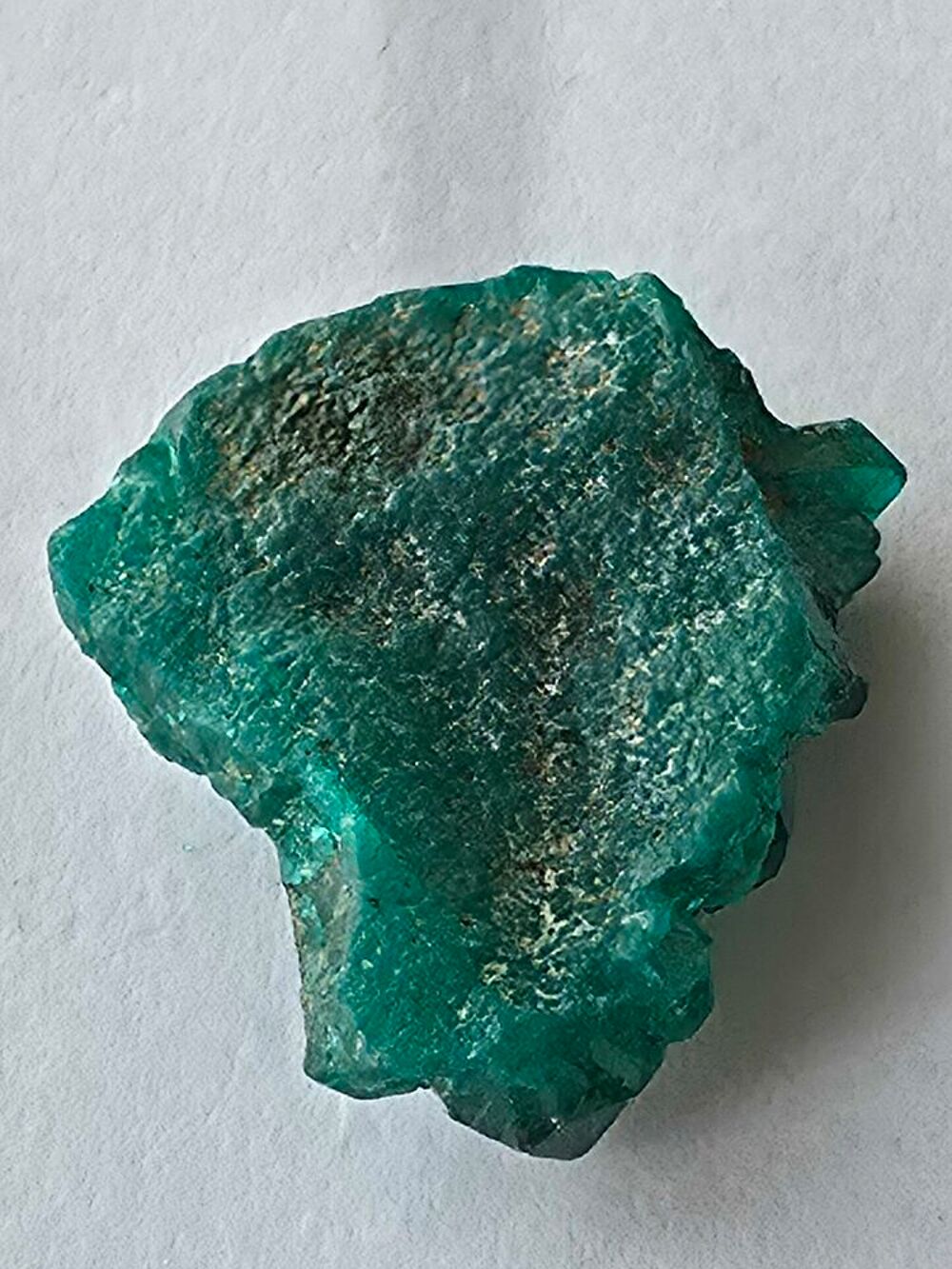 Min&eacute;ral Dioptase Vert Emeraude Authentique-Katanga, RDC 