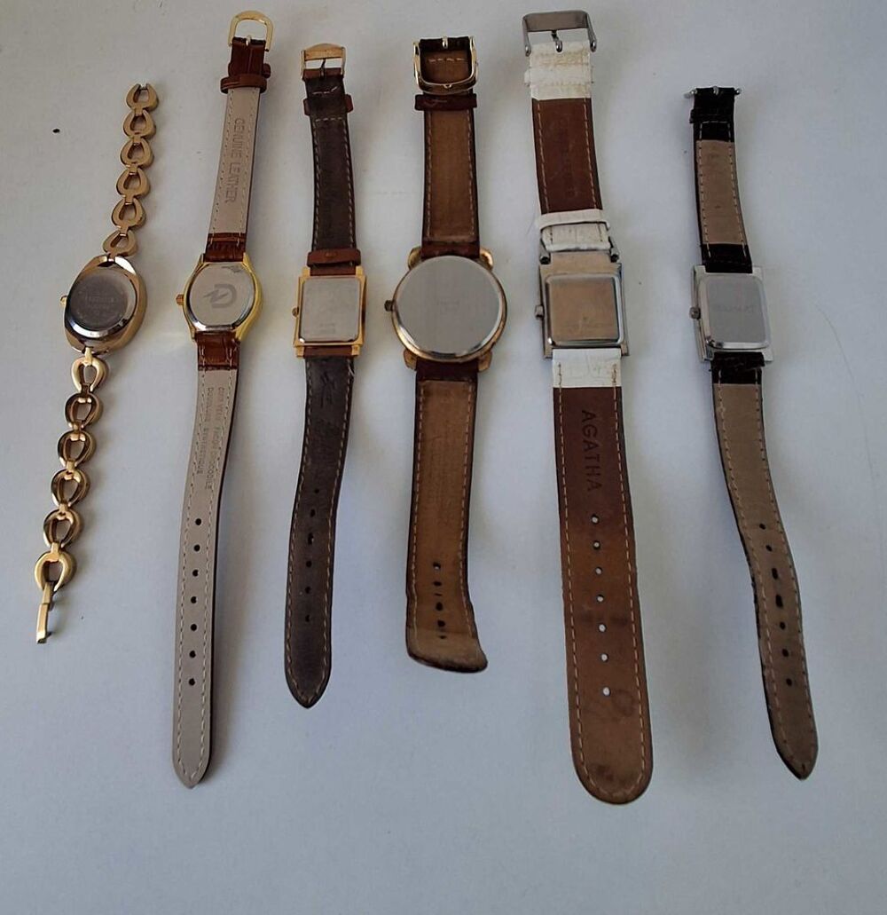 Lot+11+montres+VINTAGE€+Ancienne+&agrave; +r&eacute;viser+-+ou+-+pi&egrave;ces+-+bracelets+-+vintage+-+Envoi+disponible Bijoux et montres