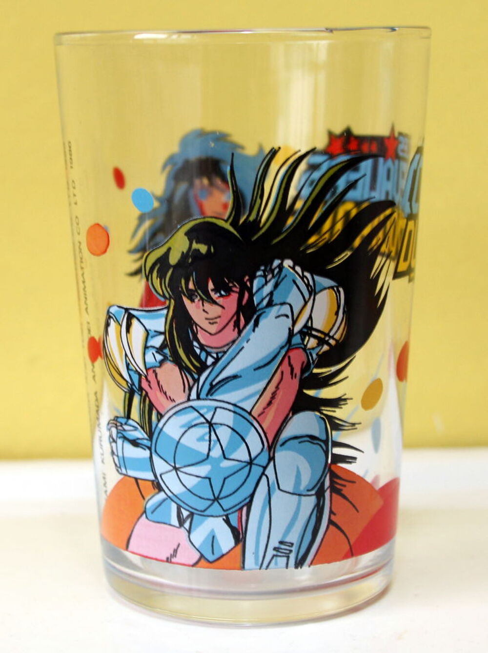 Verre &agrave; moutarde Maille 1986 LES CHEVALIERS DU ZODIAQUE 