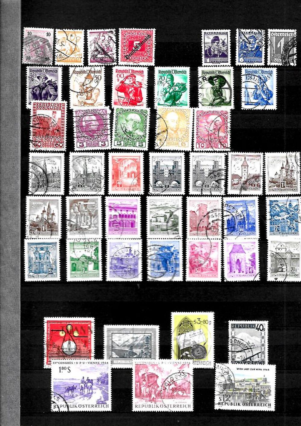 TIMBRES AUTRICHE 