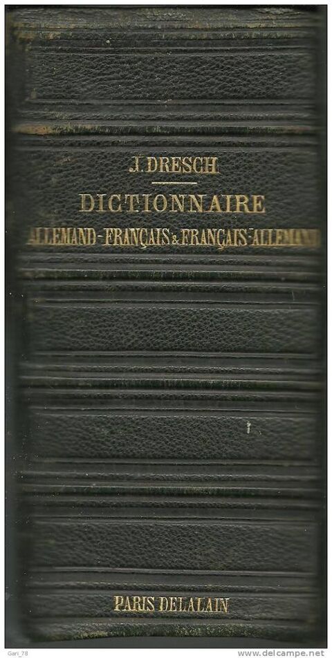 DRESCH NOUVEAU DICTIONNAIRE CLASSIQUE ALLEMAND FRANçAIS 10 Montauban (82)