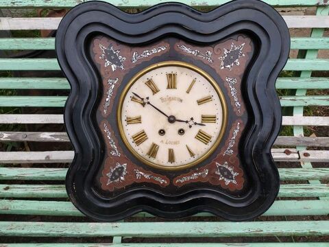 Ancienne Pendule Marqueterie Nacre Napol�on III Loches 1 Loches (37)