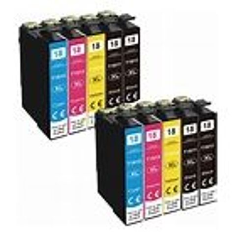 Multipack cartouches Compatible EPSON T181X (Bx2 C/M/Y) 15 Versailles (78)