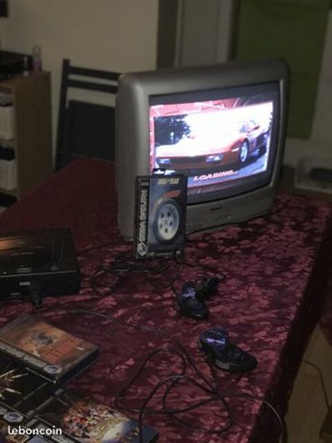 Lot console Sega Saturn+jeux+tlviseur 0 Rennes (35)