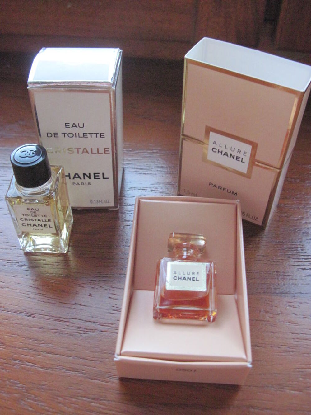 2 miniatures parfum CHANEL 