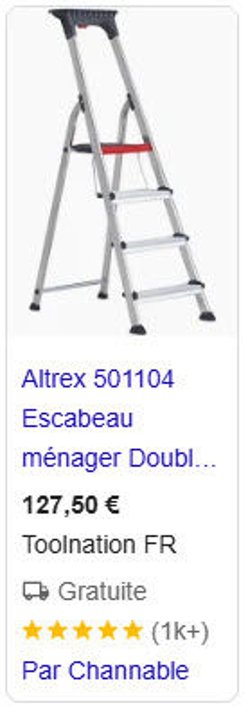 Escabeau - 4 Marches Bricolage