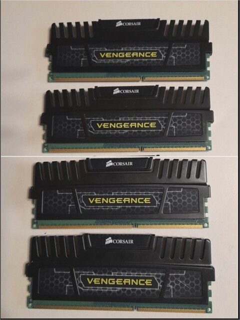 4 Barrettes m�moire Corsair Vengeance FX-9590 (CMZ8GX3M2A186 50 Cambrai (59)