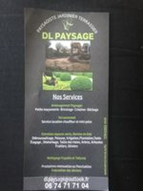  Paysagiste jardinier terrassier  