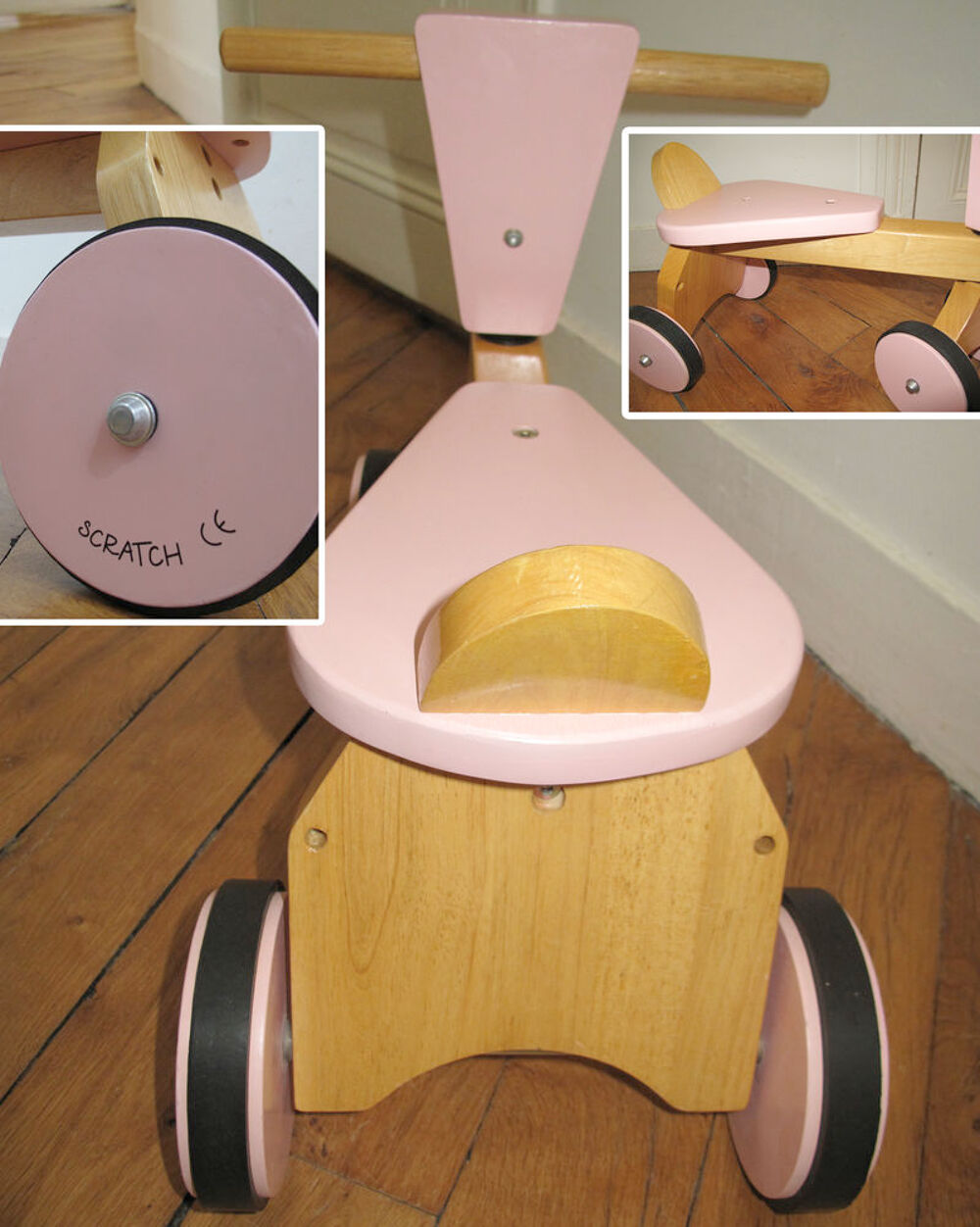 Porteur, Trotteur, Scooter, rose Jeux / jouets