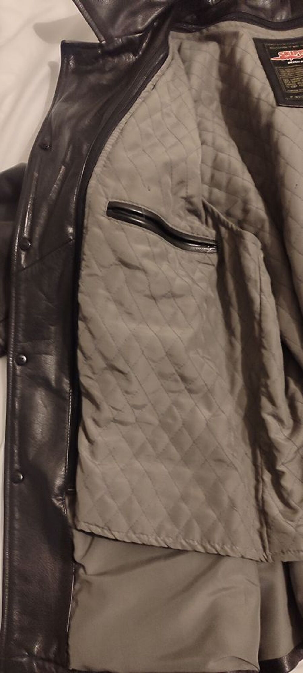 Blouson en cuir Vêtements