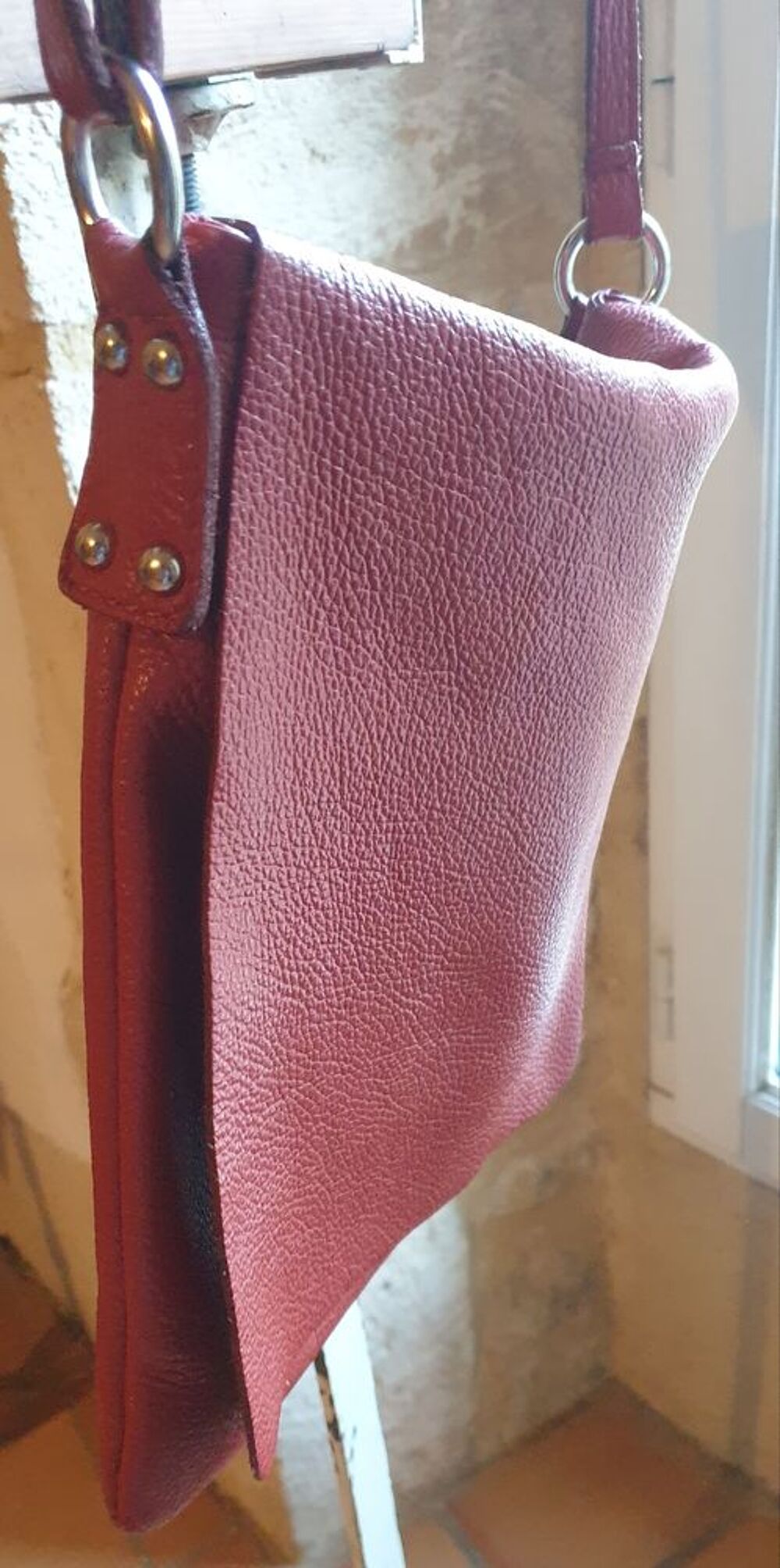 SAC CUIR ROUGE Maroquinerie