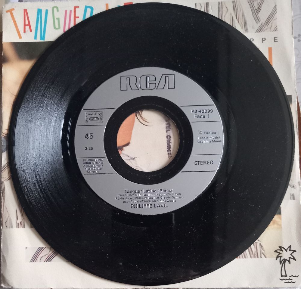 PHILIPPE LAVYL / 4 X DISQUES VYNIL 45 TOURS CD et vinyles