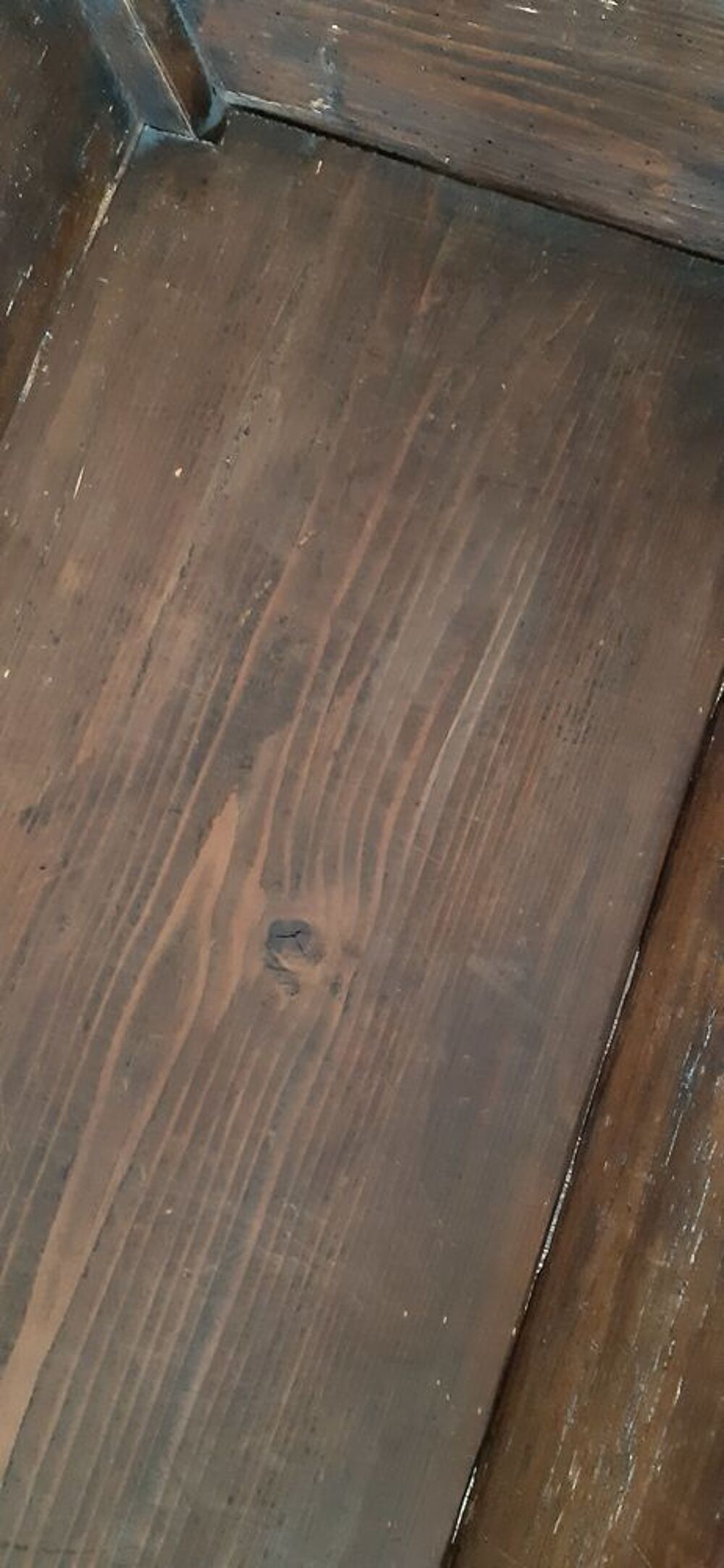 V&eacute;ritable berceau ancien en pin massif Meubles