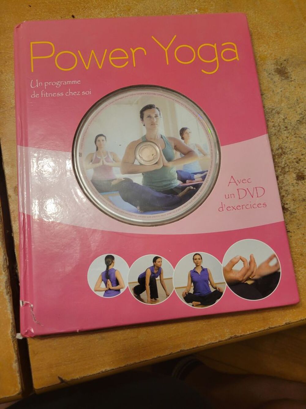 Livre yoga d'occasion power yoga avec 1 dvd d'exercices Livres et BD