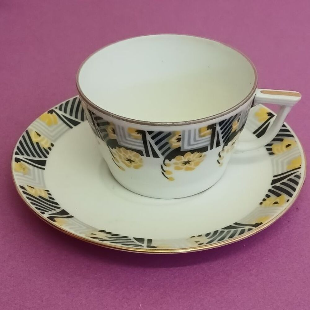 service &agrave; caf&eacute; en porcelaine de Limoges 