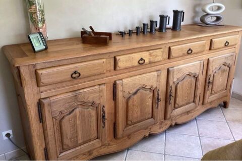 buffet en bois massif 100% chêne Villeron (95)
