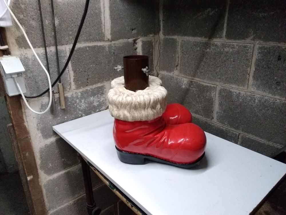 Bottes du p&egrave;re No&euml;l assez lourdes pour fix&eacute; vrai sapin No&euml;l Décoration