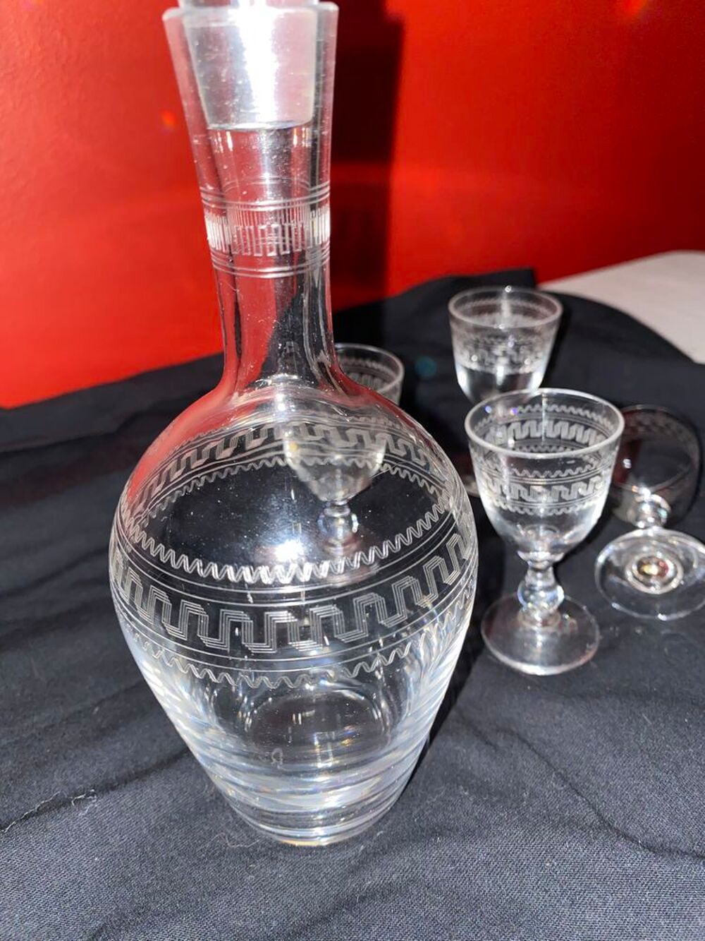 VERRES BACCARAT D�coration