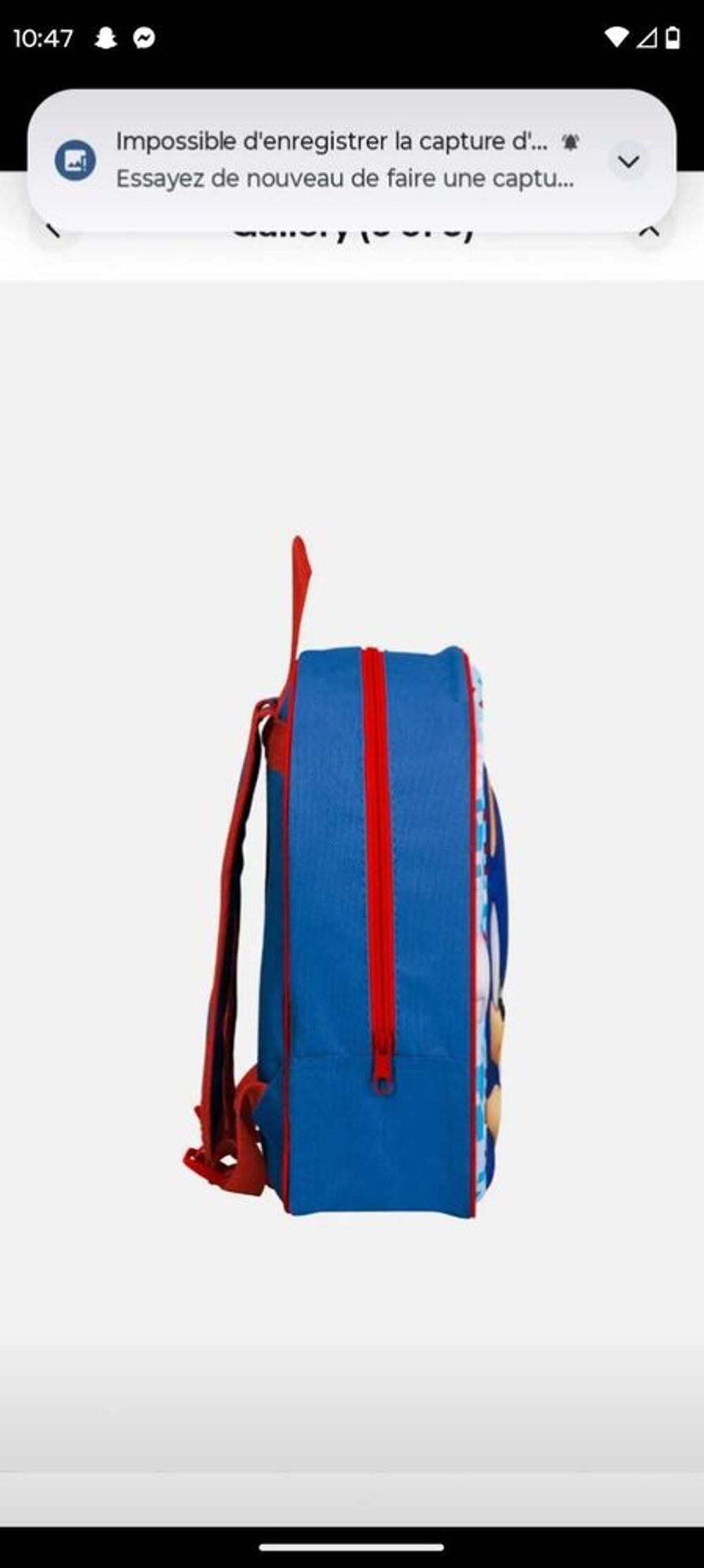 cartable maternelle sonic neuf Vêtements enfants