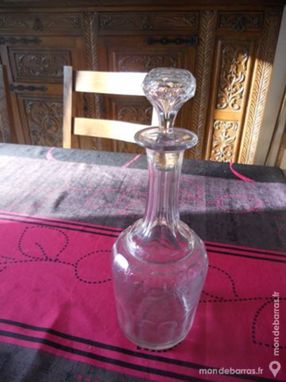 belle carafe , dit " &agrave; bouchon " Décoration