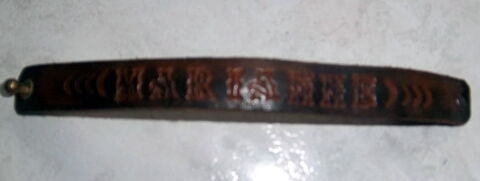 Bracelet cuir prénom MARIANNE 4 Colombier-Fontaine (25)