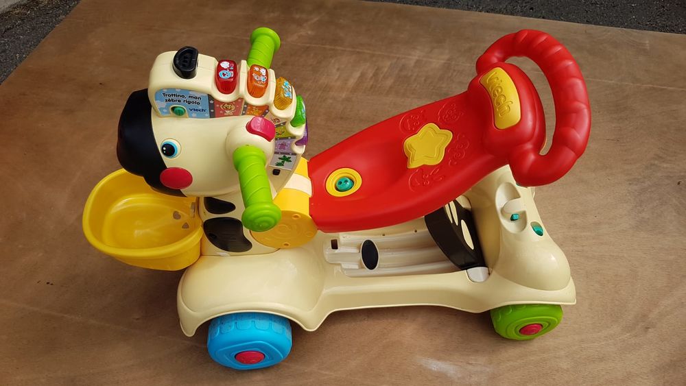 Trotteur VTech - Trottino Mon Z&egrave;bre Rigolo Jeux / jouets
