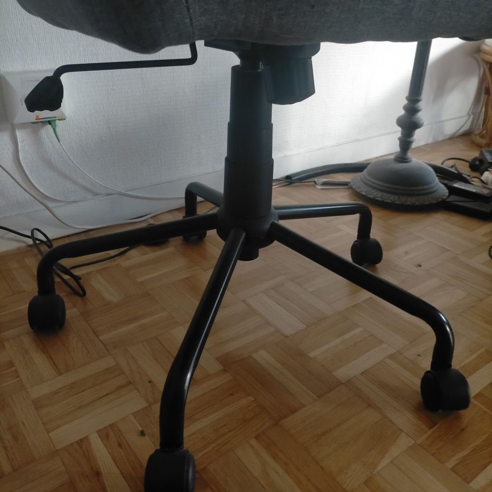 fauteuil de bureau r&eacute;glable en tissu Meubles