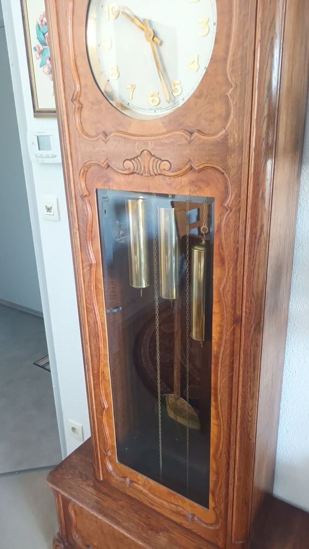 pendule sur coffre fabrication alsace Meubles