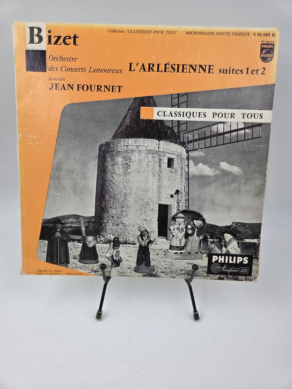 Vinyle 33 tours 1/3 Bizet : L'Arl&eacute;sienne suite 1 et 2 CD et vinyles