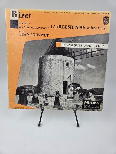 Vinyle 33 tours 1/3 Bizet : L'Arlésienne suite 1 et 2  8 Vulbens (74)