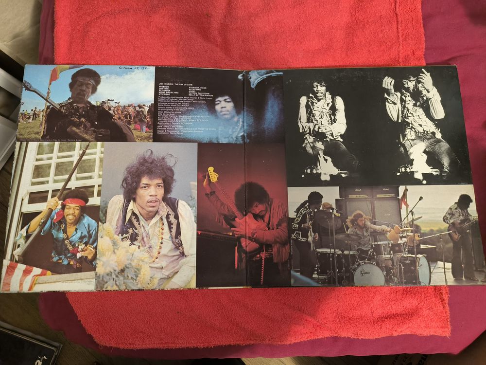 VINYLE JIMi HENDRIX LP 33T The CRY OF LOVE Barclay CD et vinyles