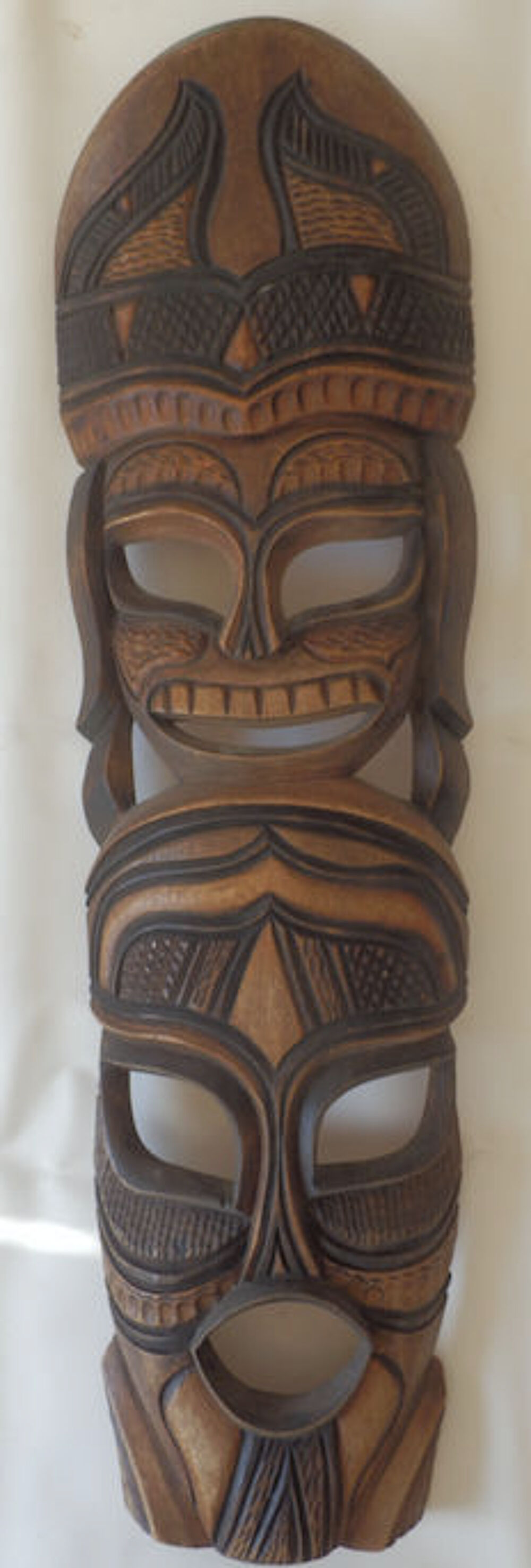 Masque africain bois Décoration