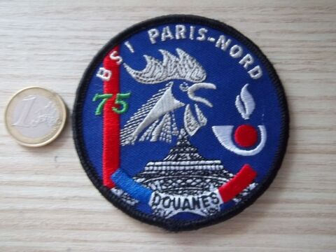 écusson douane Brigade Surveillance Intérieure Paris nord 10 Valognes (50)