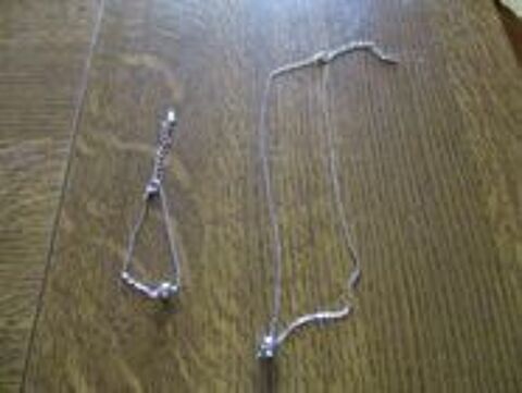 Ensemble chaîne et bracelet avec petite boule 0 Mérignies (59)