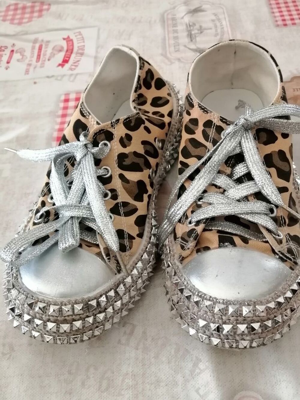 Basket leopard Chaussures
