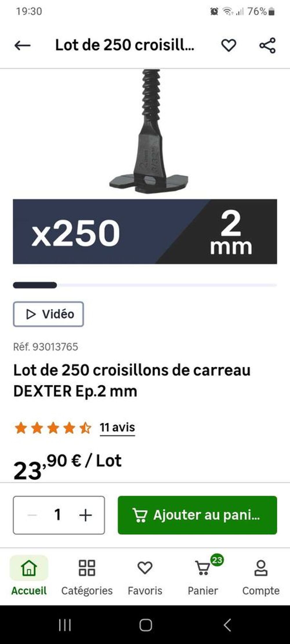 KIT POSE CARRELAGE Bricolage