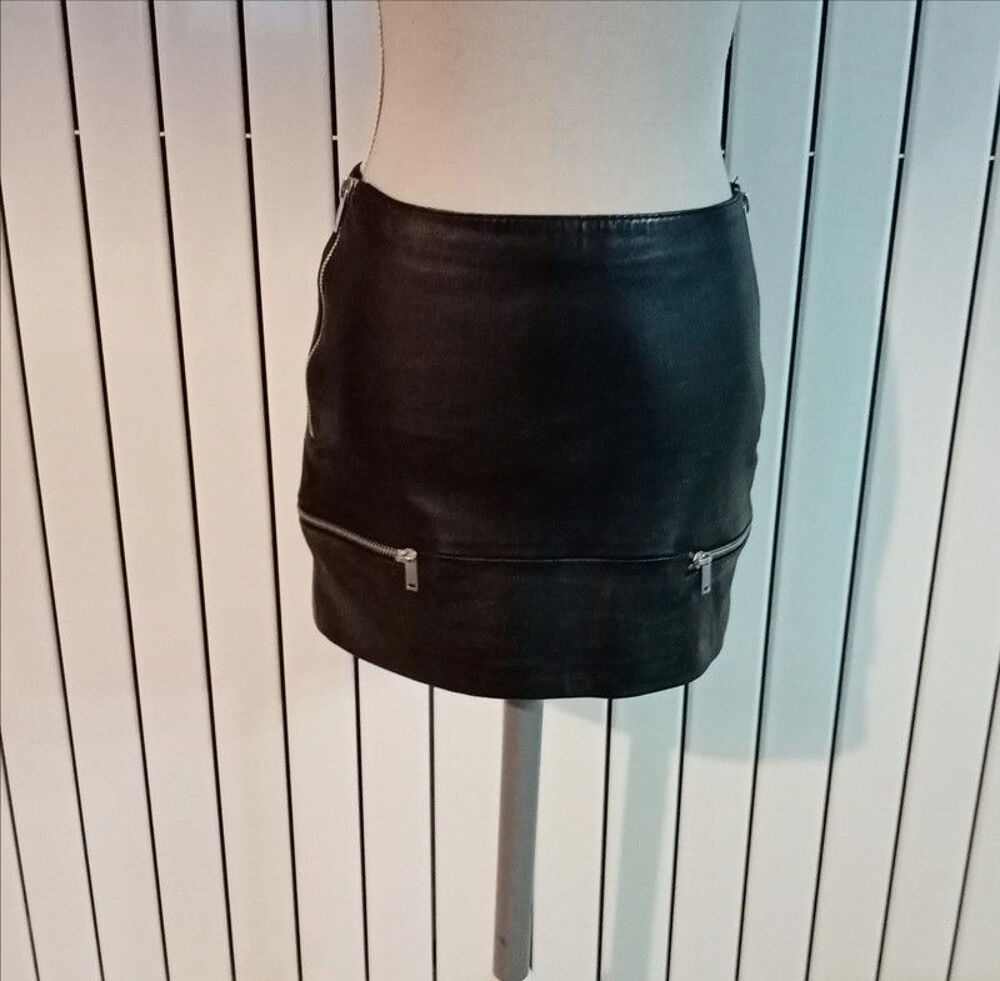 JUPE ZARA CUIR Vêtements