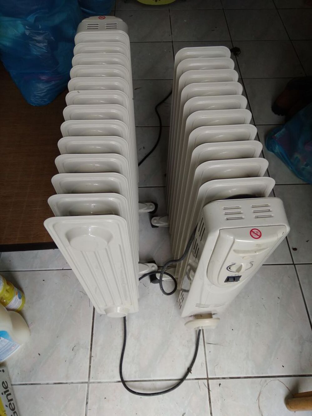 Lot de 2 radiateurs d appoint Electroménager
