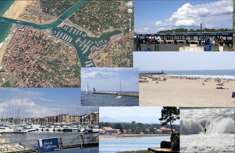   PORT de PLAISANCE de 2à 5 Pers.. 2 CH. 5couhages parking  Aquitaine, Capbreton (40130)