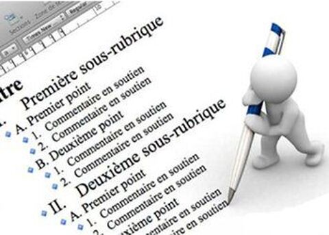 Saisir, corriger, mettre en page un document 0 77700 Serris