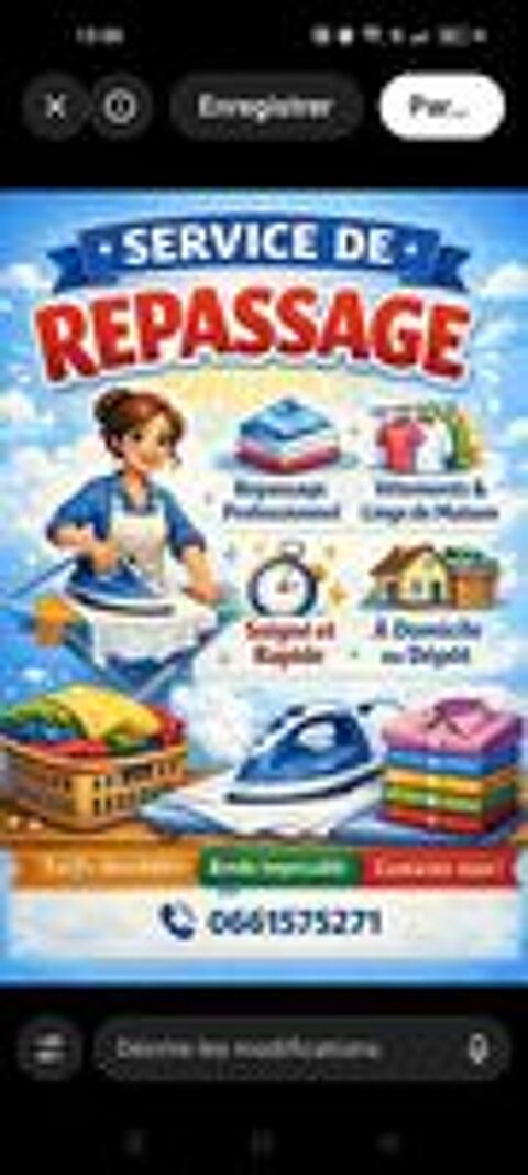   Repassage 