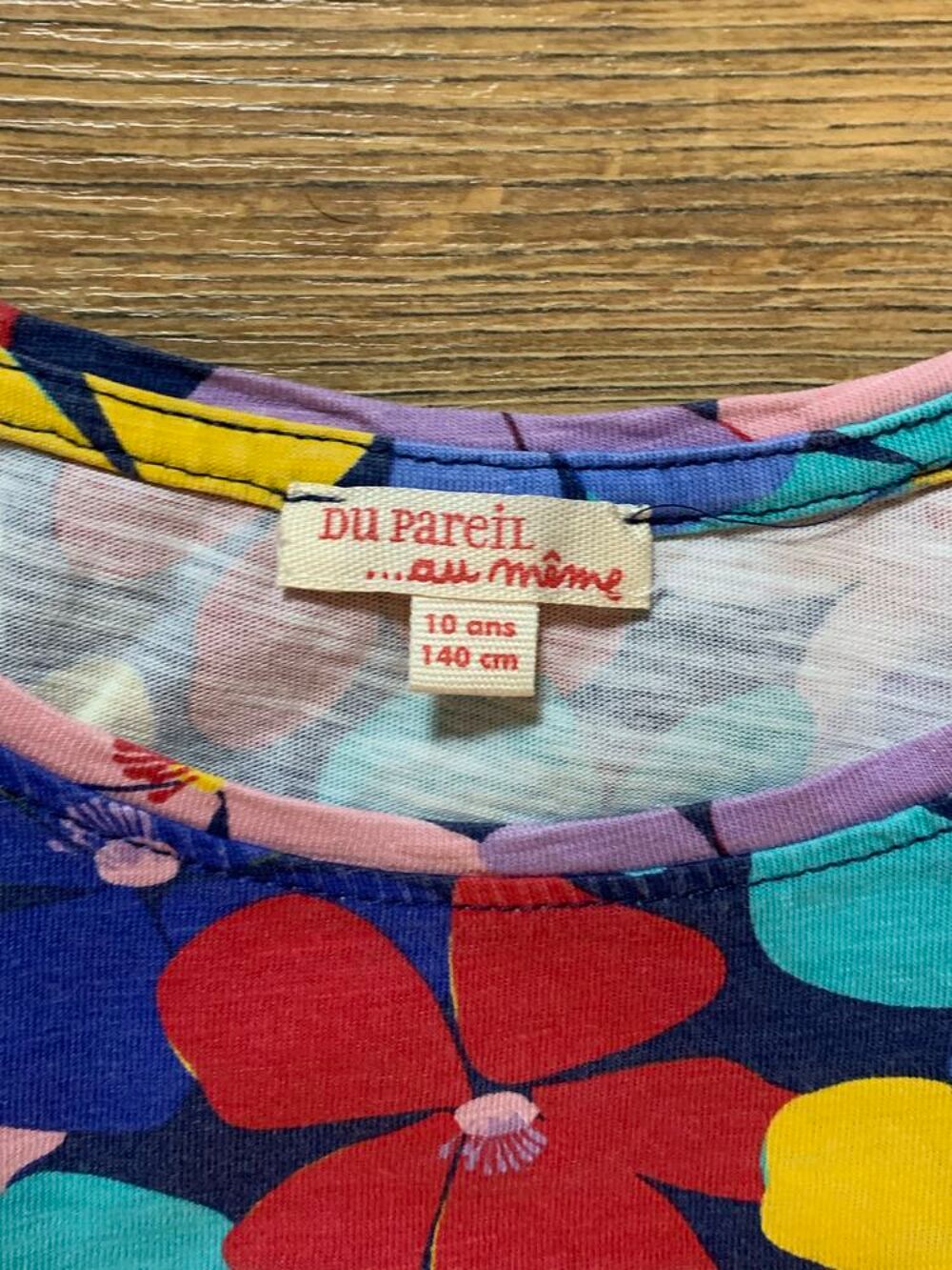 Chemisier manches longues enfant fille \'\' Du pareil au m&ecirc;me \'\' Vêtements enfants