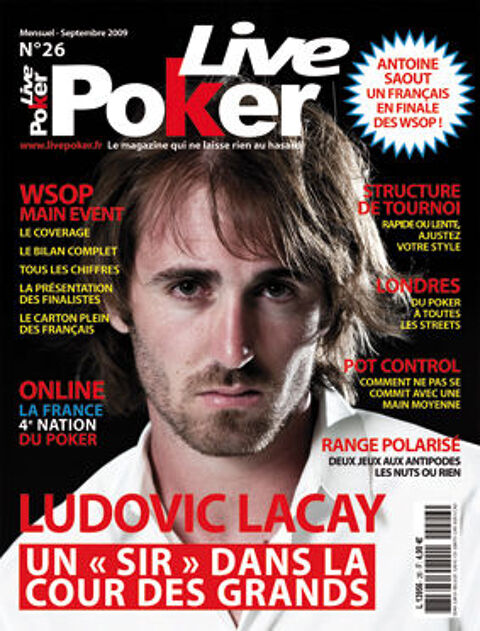 Lot de plus de 90 magazines de Poker 50 Salignac (33)
