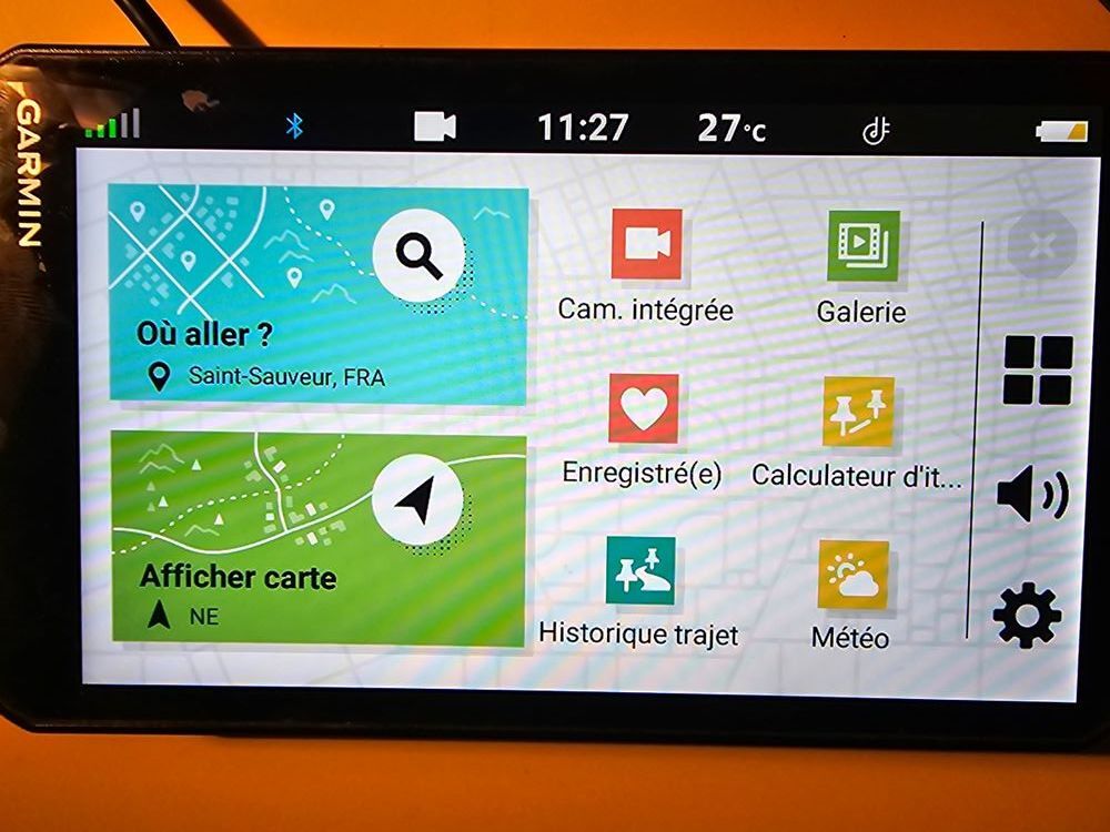 GPS de NAVIGATION GARMIN DRIVECAM 76 &eacute;cran 7 pouces Sports