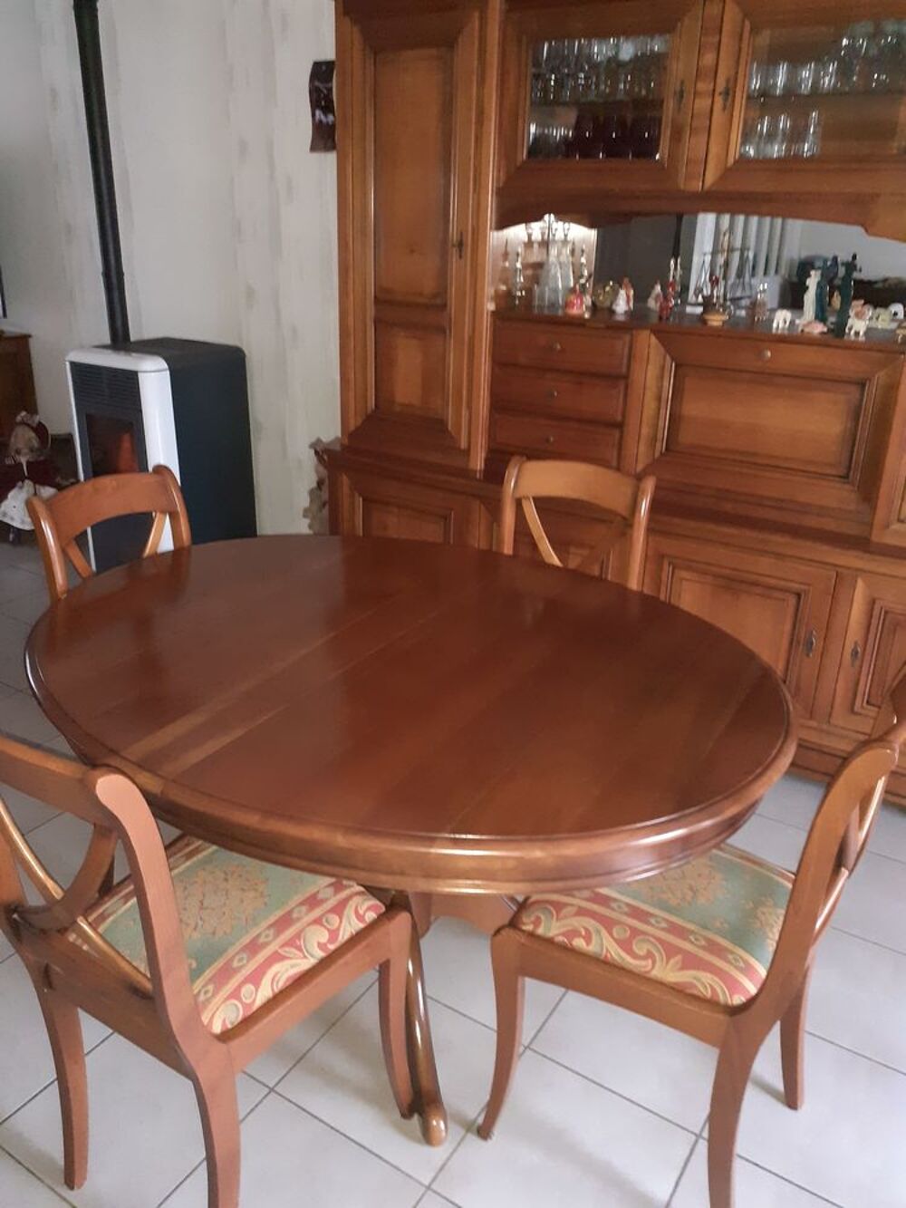 Table merisier salon Meubles