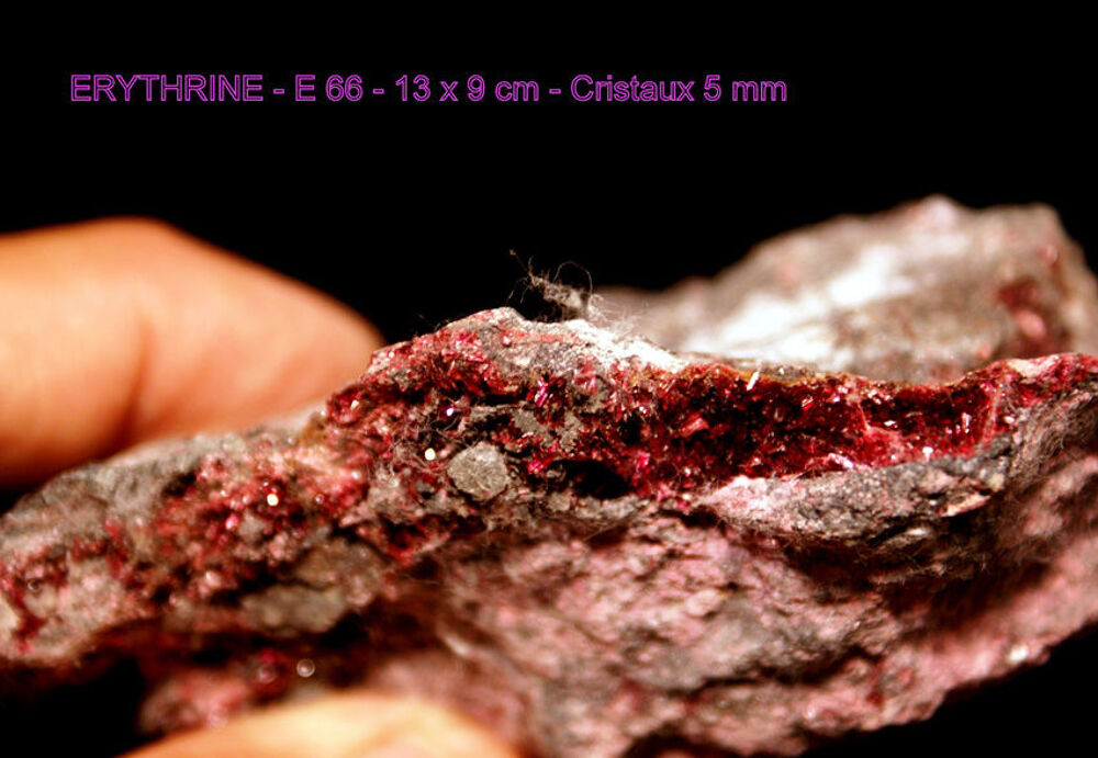 ERYTHRINE - MINERAUX DE COLLECTION 