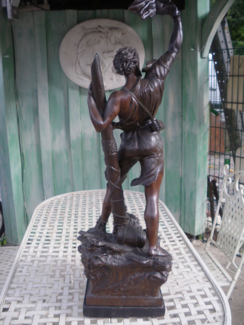 Statue en r&eacute;gule de WAAGEN Décoration