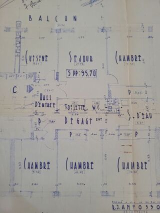  Appartement � vendre 5 pi�ces 97 m� Cannes